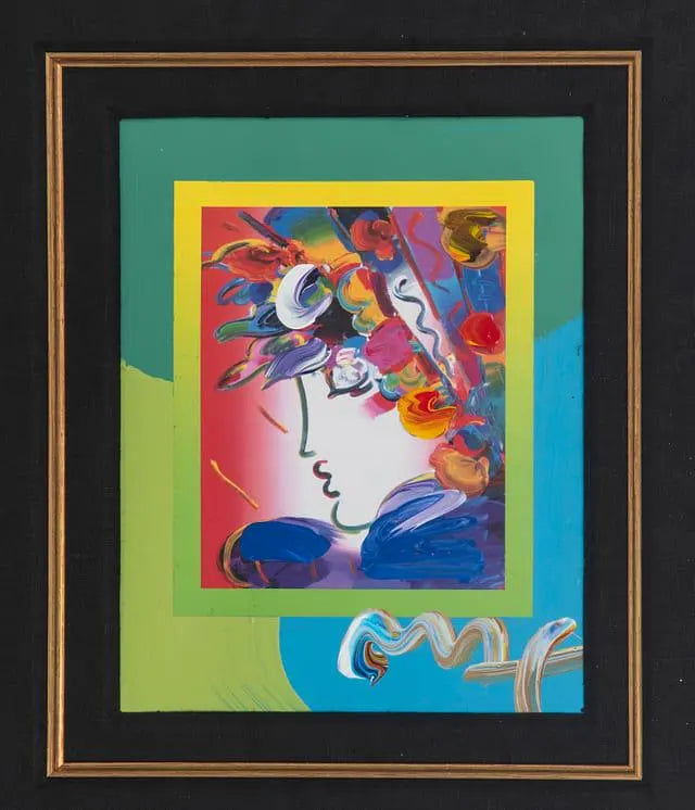Ensemble de lithographies signées Peter Max – Statue de la Liberté, Beauté Blushing, Woodstock – Art encadré avec détails peints à la main OFFRE À DURÉE LIMITÉE !!!
